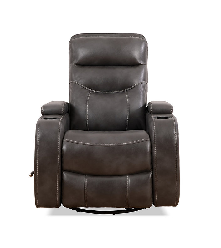 Swivel Recliner Chair Grey 6312