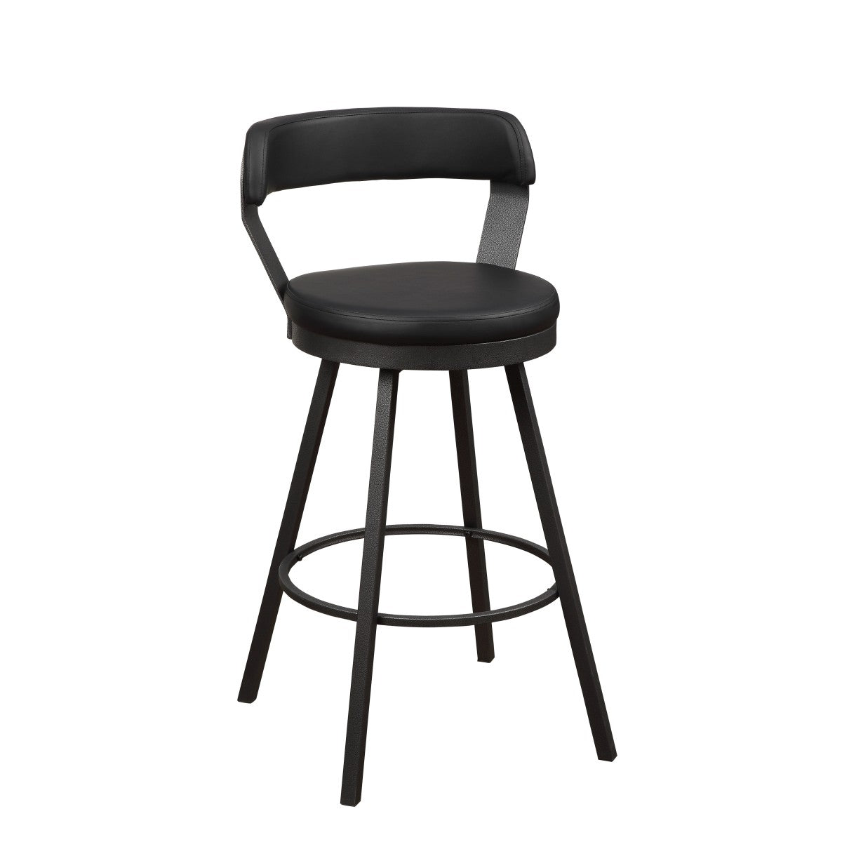 Swivel Pub Chair Black 5566-29BK (Set of 2)