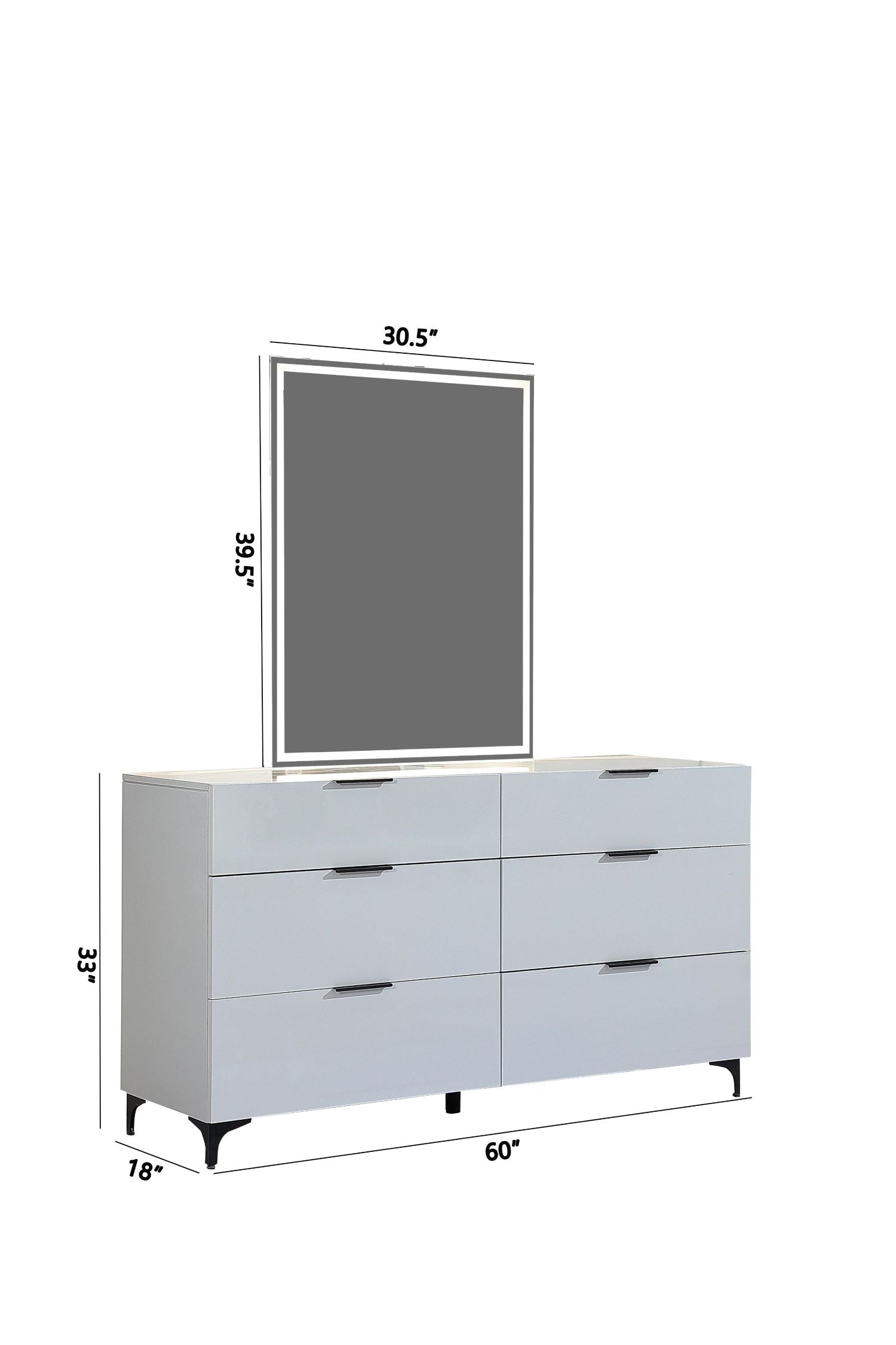 Sydney Grey Lacquer Hydraulic Bedroom Set 2021