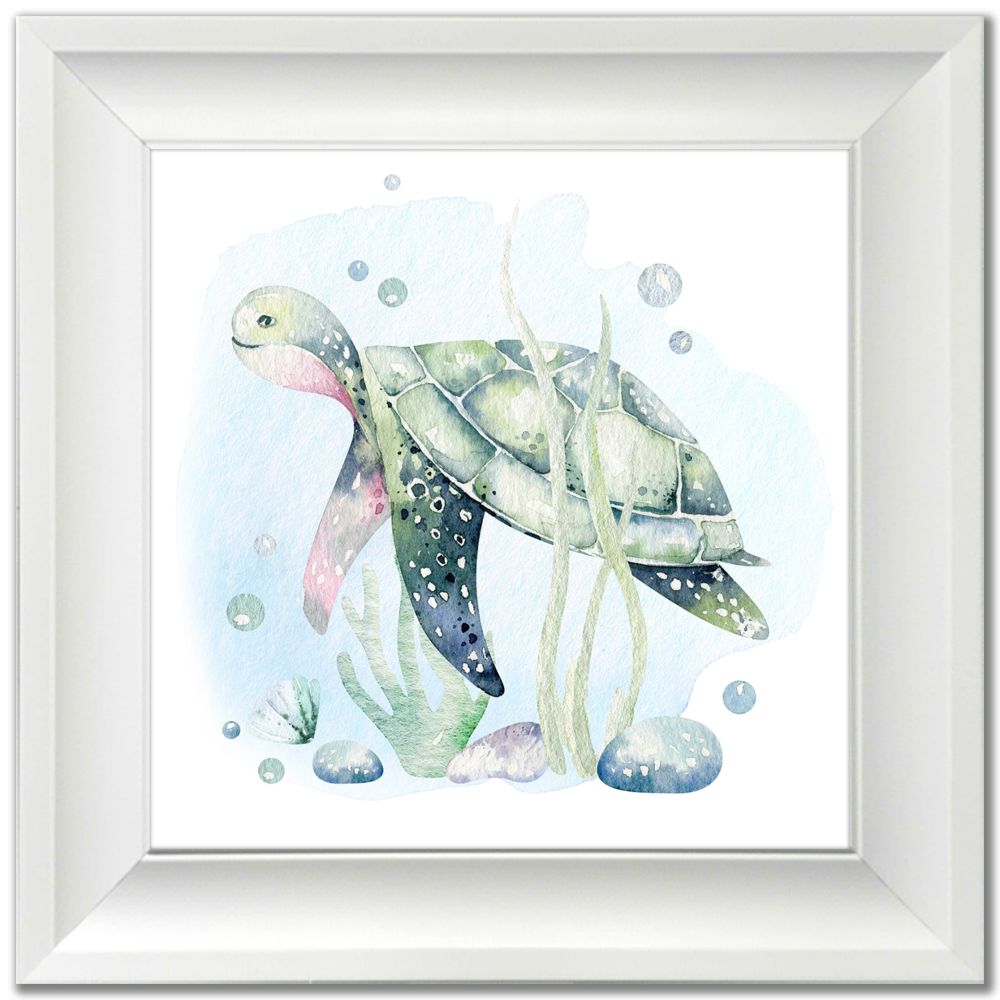 Turtle / Seahorses 3 PC canvas art