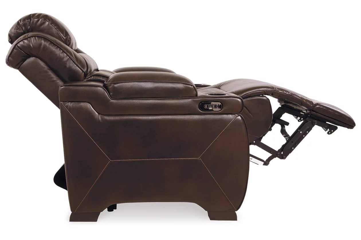 Transformer Dual Power LED Recliner Chair Brown 1942