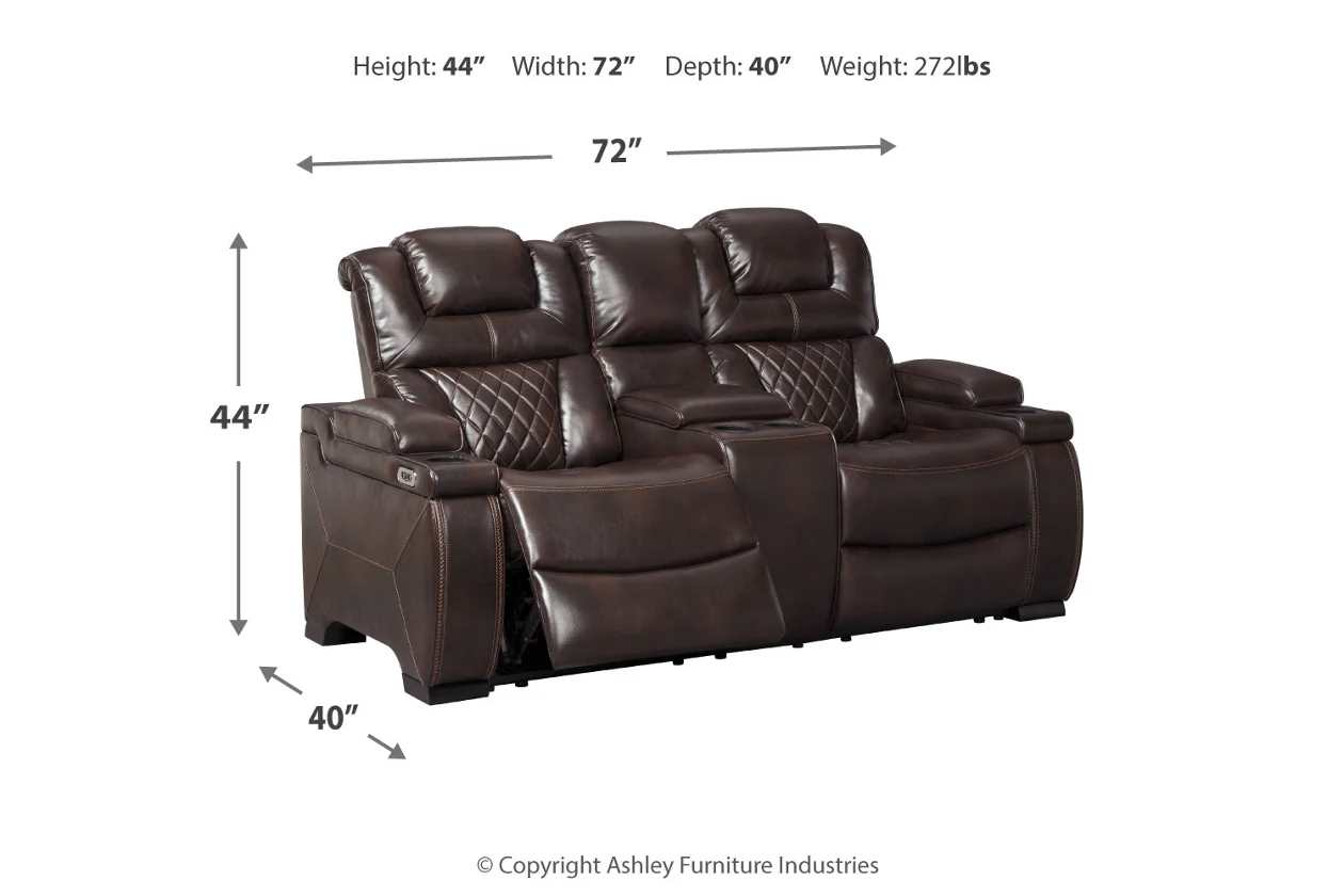 Transformer Dual Power LED Recliner Sofa Collection Brown 1942