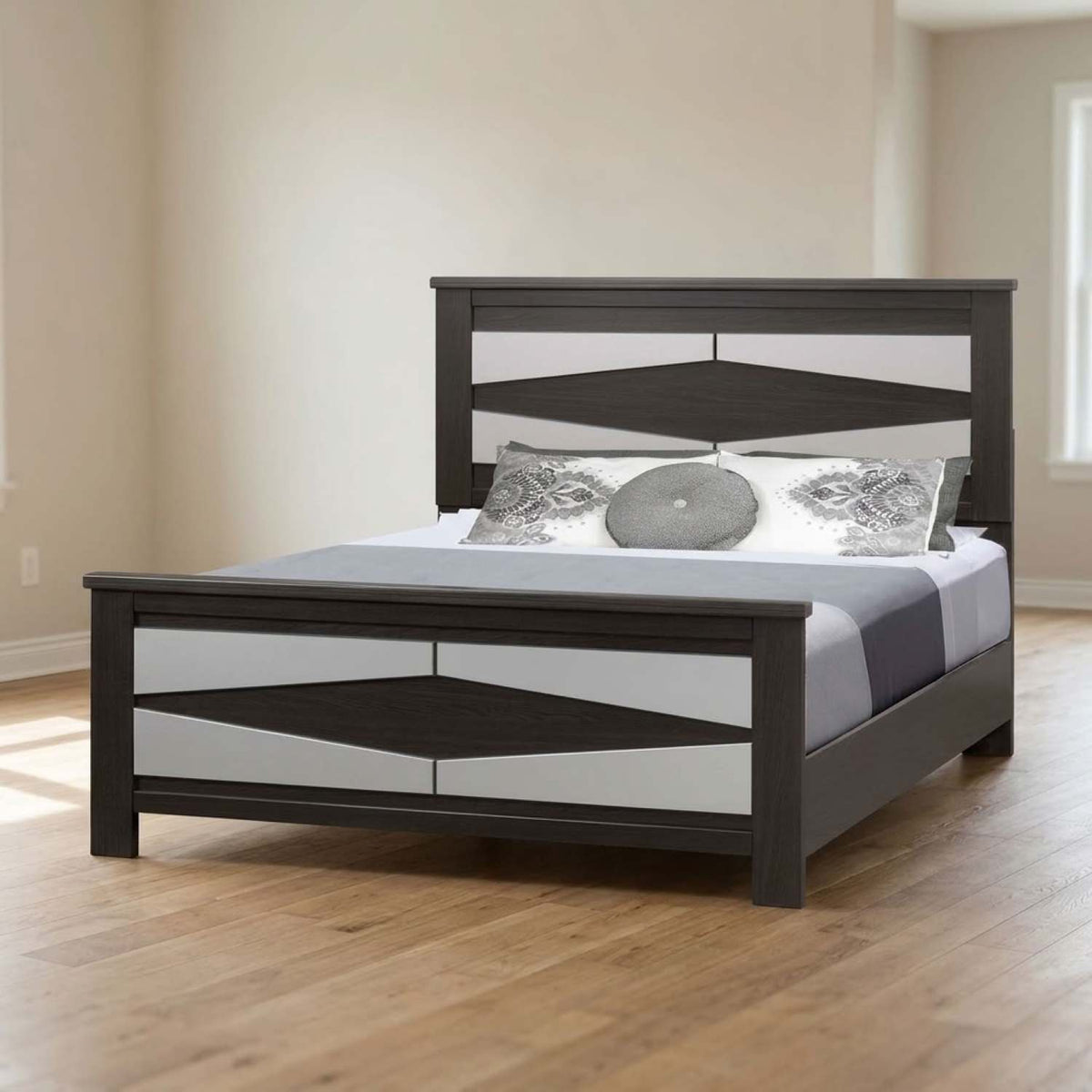 Canadian Made Bed with Panel Headboard 6600