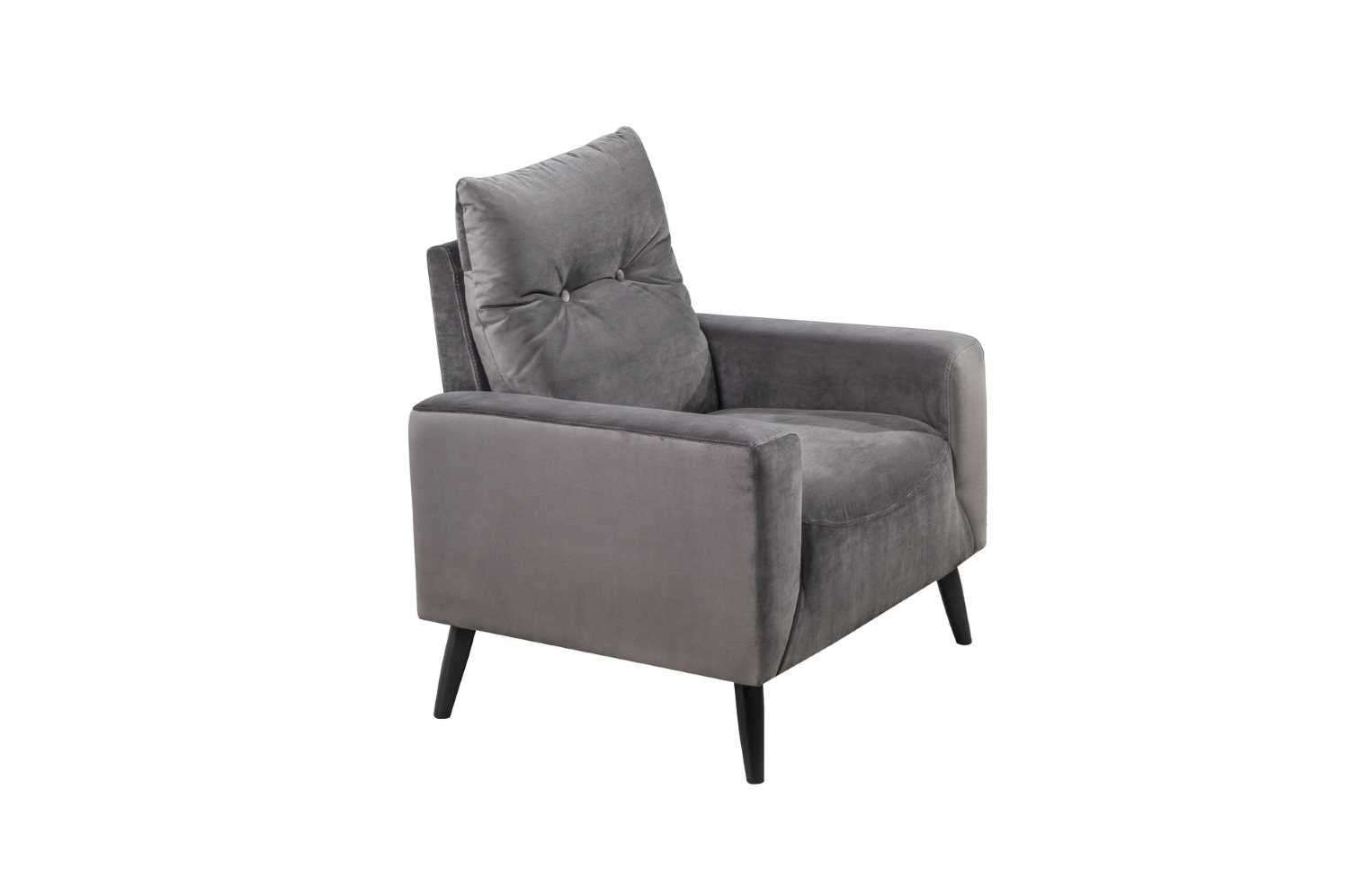 Veronica Charcoal Sofa And Chair 99913 ( OPEN BOX )