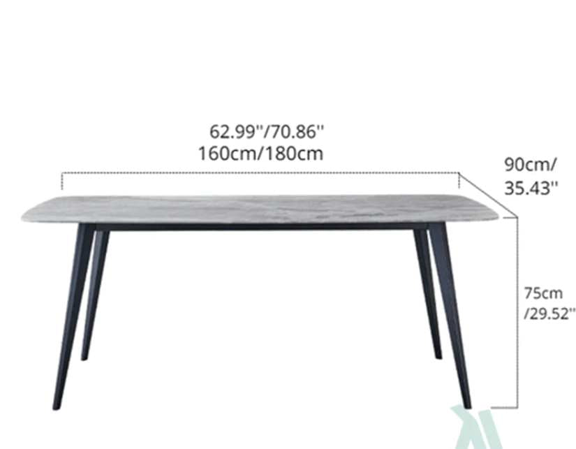 Victoria Sintered Stone White Dining Table With 6 Chairs