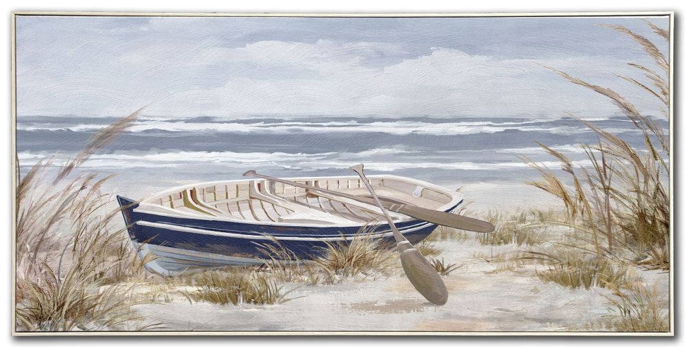 Morning Paddle Canvas Art 28" x 55"