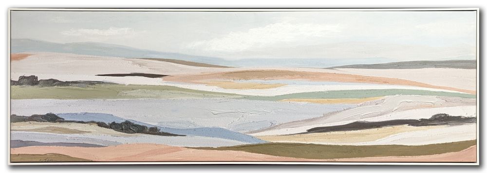 Hills of Hues Canvas Art 20" x 59"