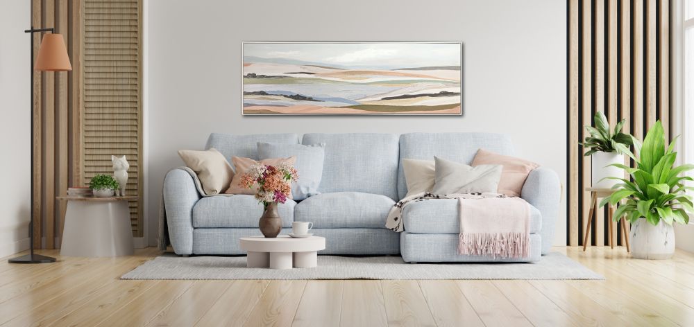 Hills of Hues Canvas Art 20" x 59"