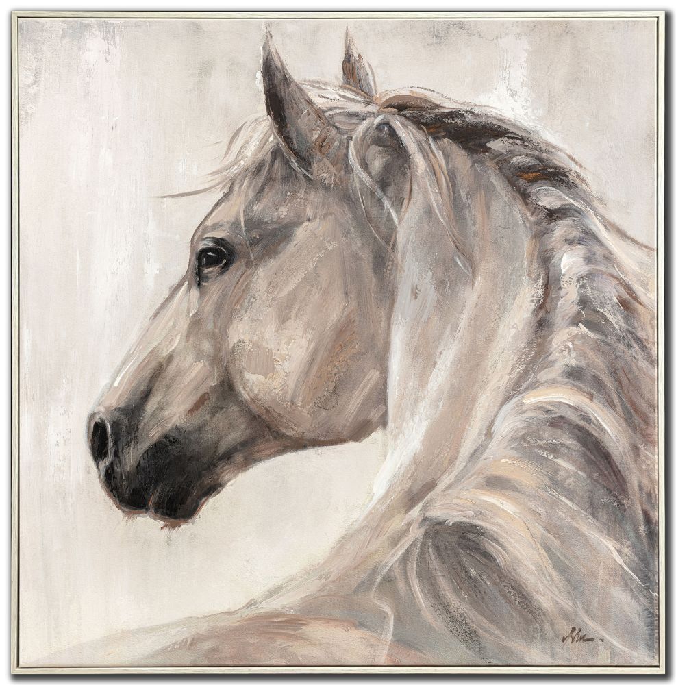 Stallion Canvas Art 36" x 36"