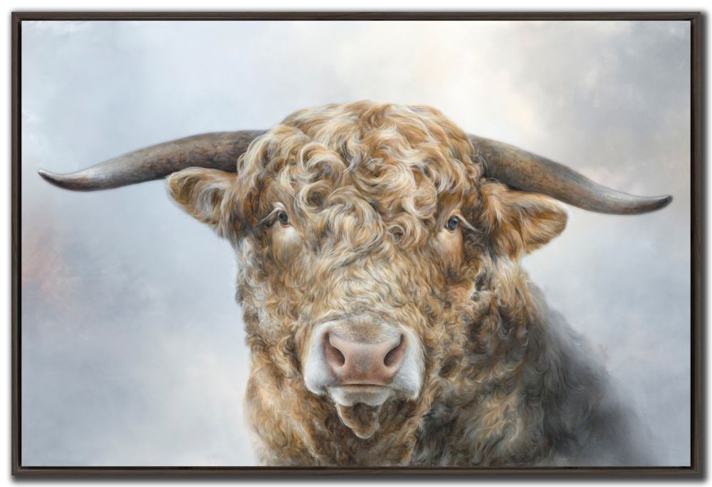 Mighty Bull Canvas Art 30" x 45"