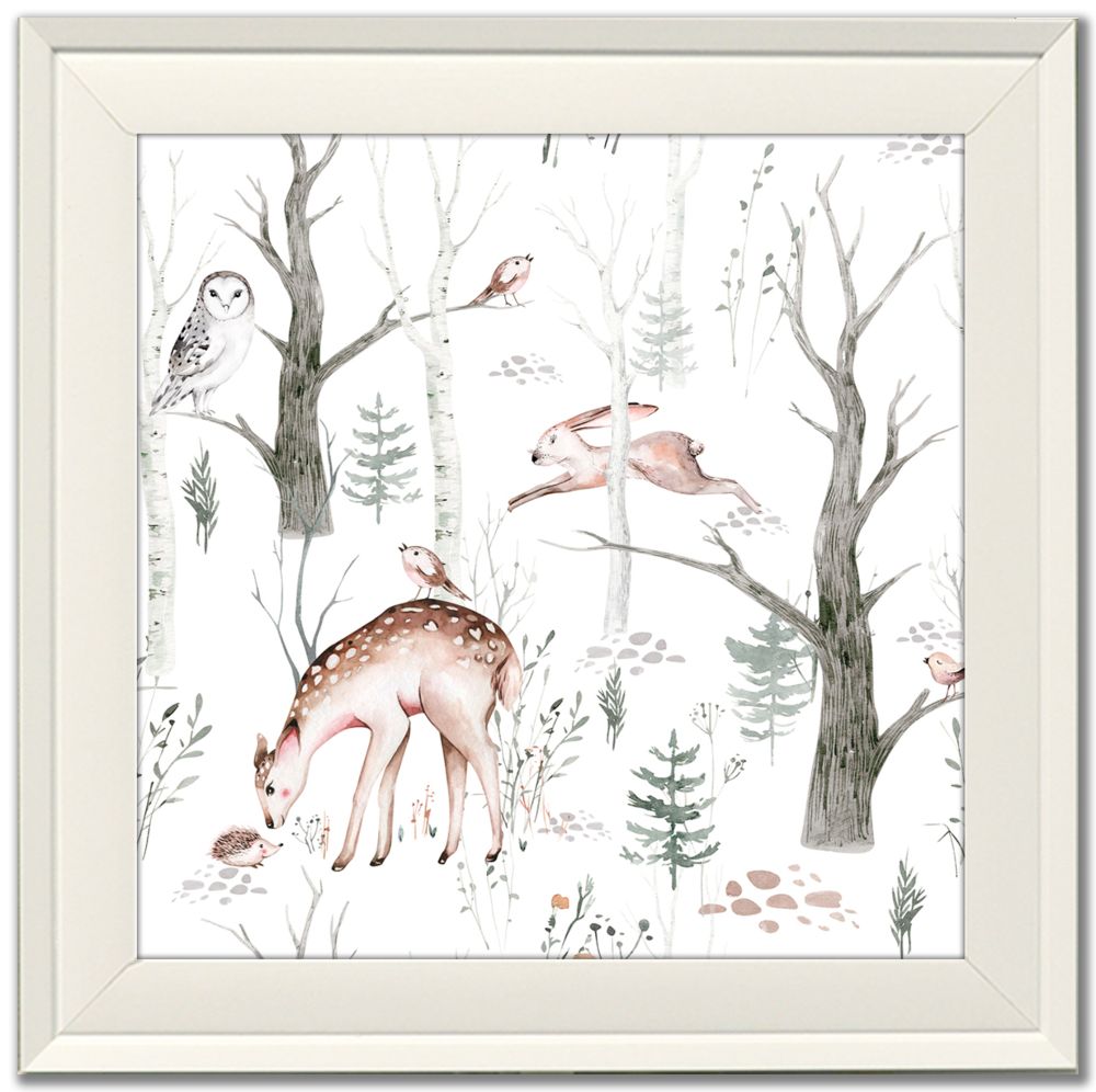 Woods Fox / Deer Woods 2 PC canvas art