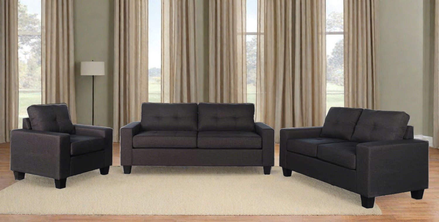 Whitney Sofa Collection Grey Fabric