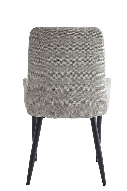 Wood Top Table with Greyish Beige Velvet Chairs T-1510 C-1512