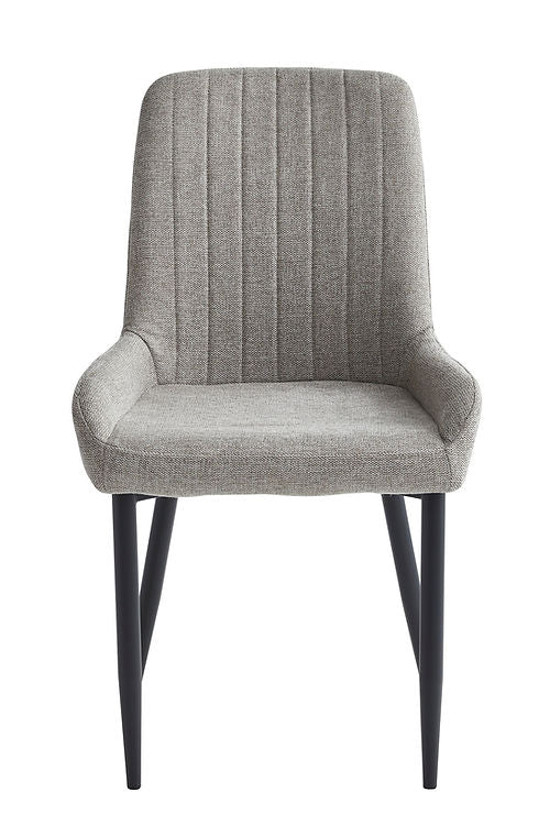 Wood Top Table with Greyish Beige Velvet Chairs T-1510 C-1512