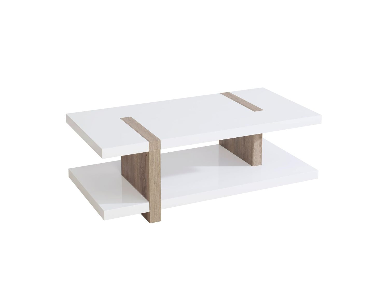 Wooden White Rectangular Coffee Table 3530