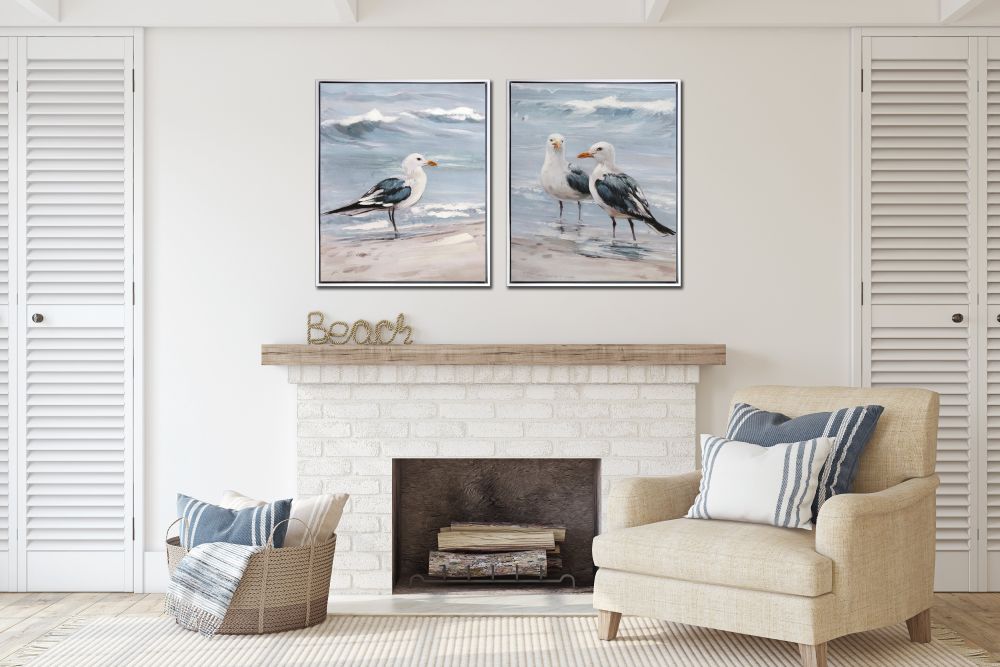 Shoreline Friends 2PC Floating Frame