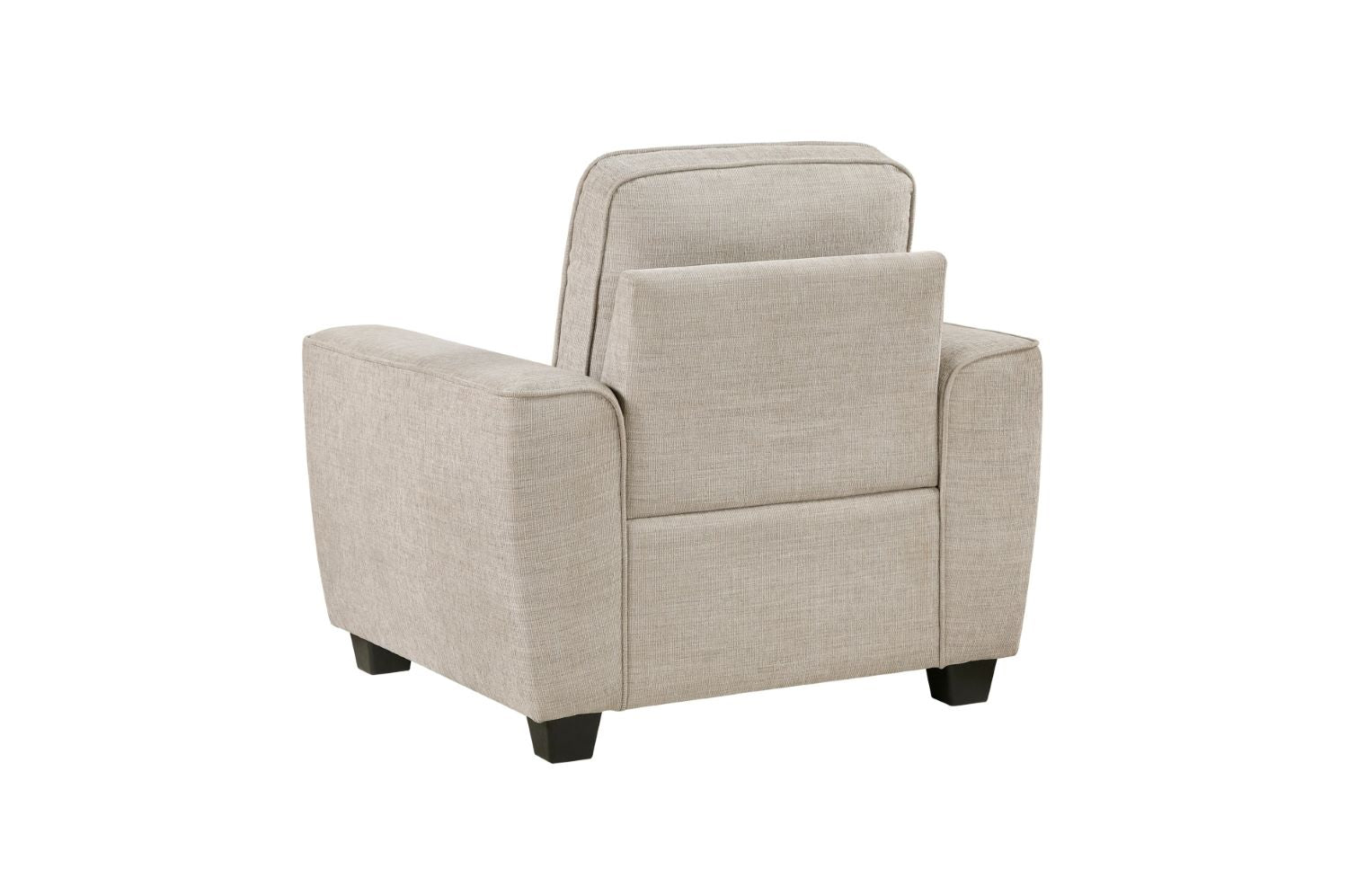 Zander Taupe Chenille Fabric Sofa Set 9745