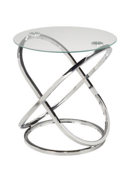 Silver Accent Table - 101-CR
