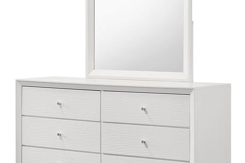 Mia White Night Stand