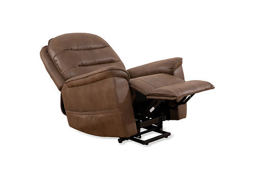 Soft Brown Elephant Skin Fabric Lift Chair with Wired Remote IF-6365