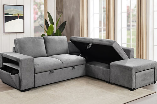 RHF Sofa Bed Sectional with Lift Up Storage IF-9035