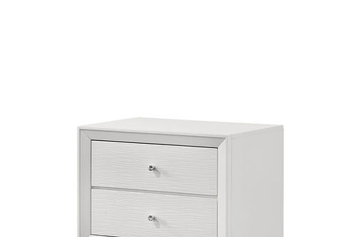 Mia White Night Stand