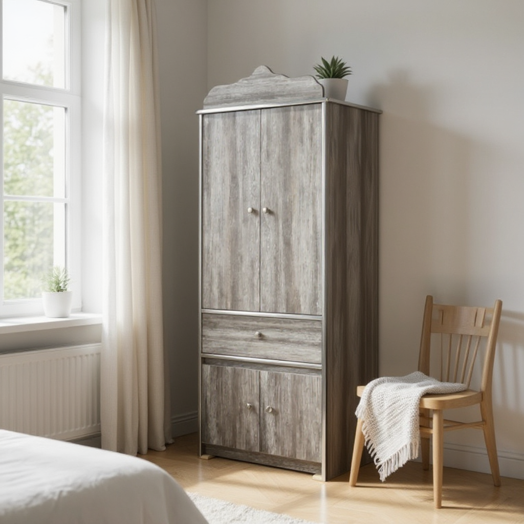 Pooja Unit - Krishna (with door and light)