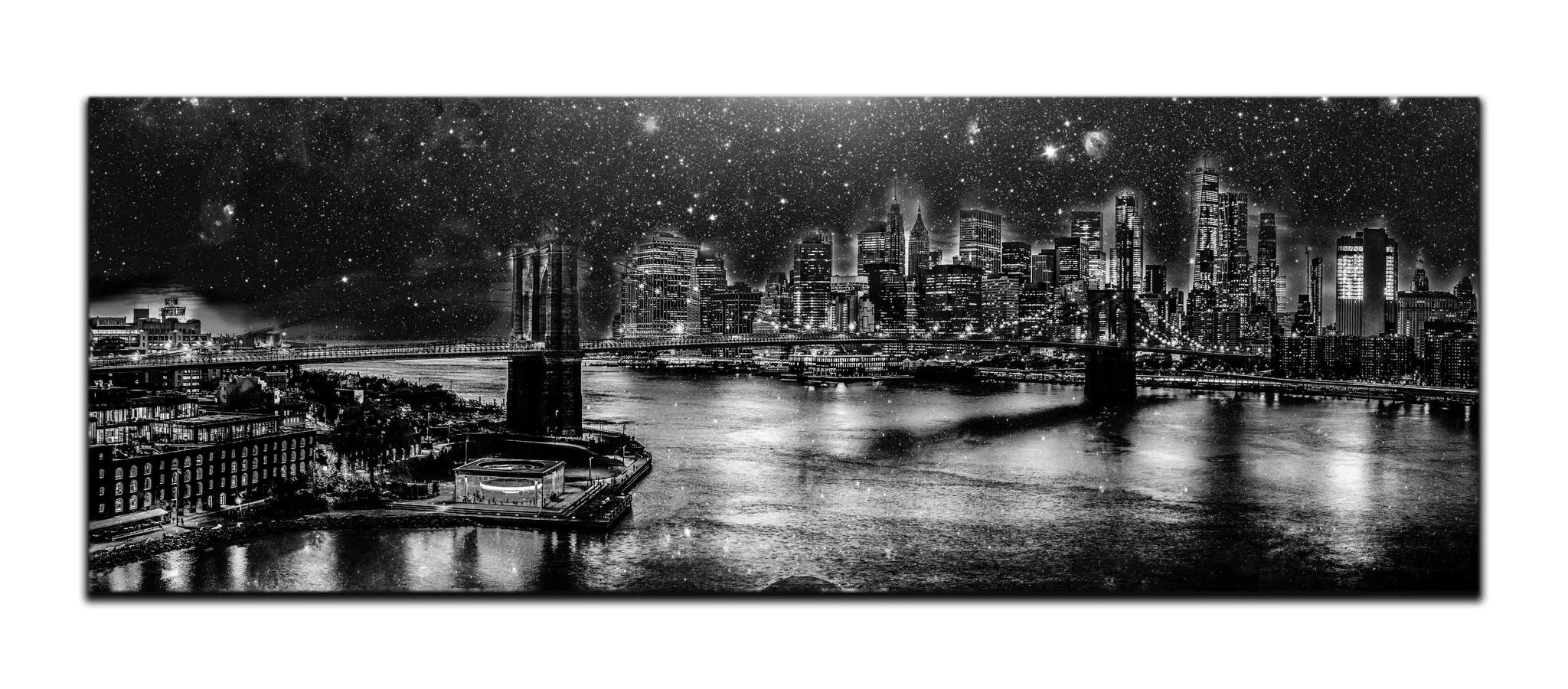 Amazing New York Skyline Canvas Art 72" x 24"