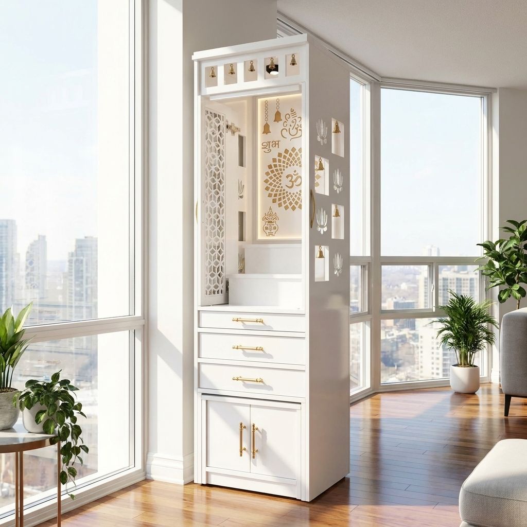 Surya Custom Pooja Cabinet