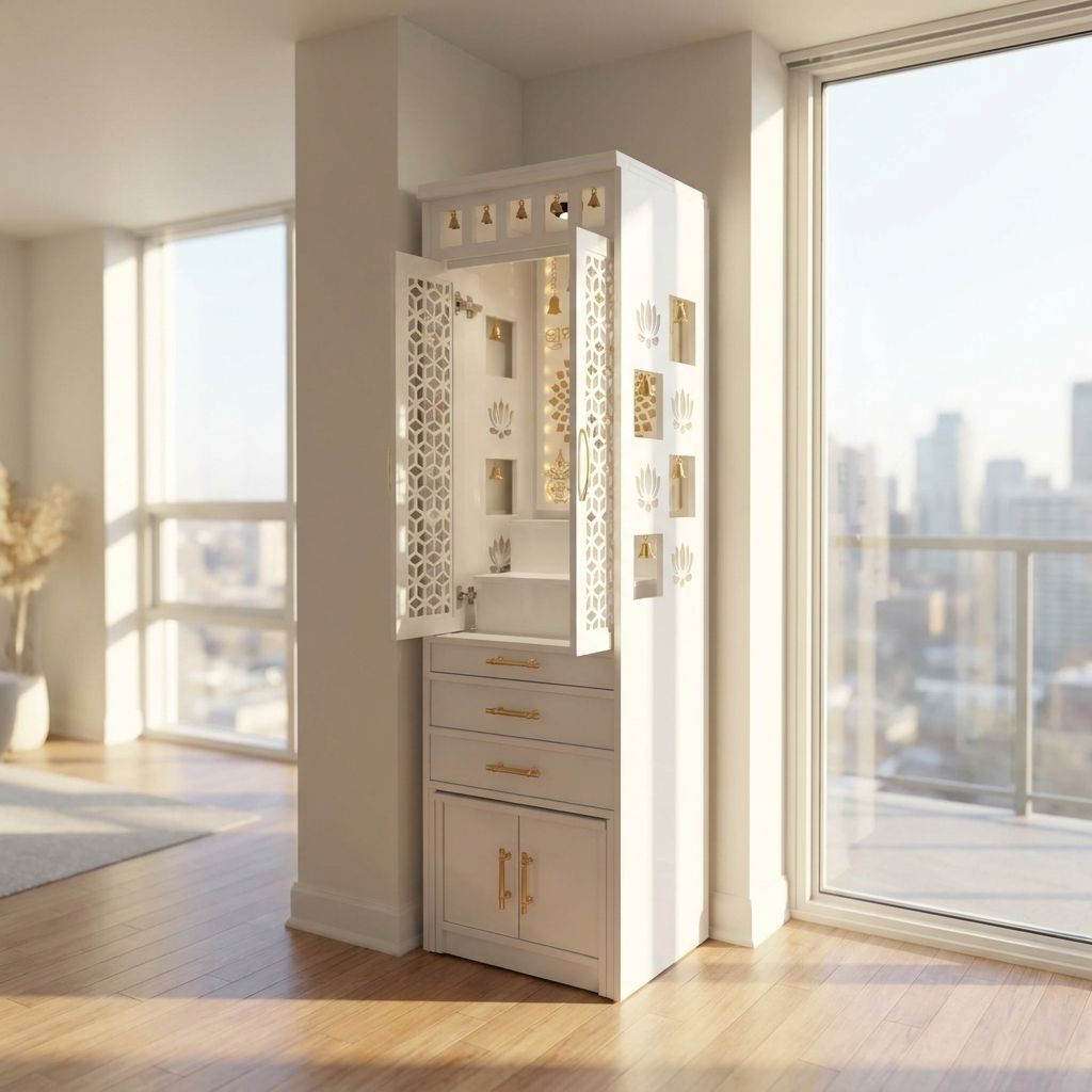 Surya Custom Pooja Cabinet