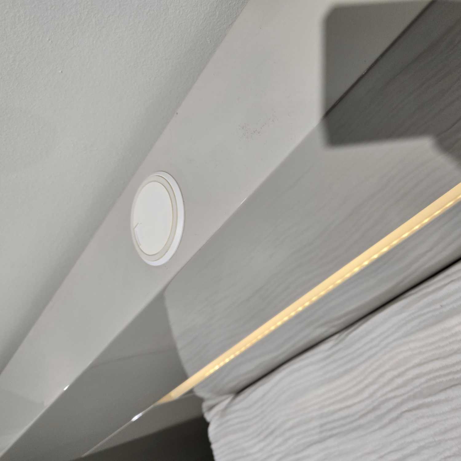 Triton Grey Bedroom Set with LED Light & Bluetooth Speaker SB172