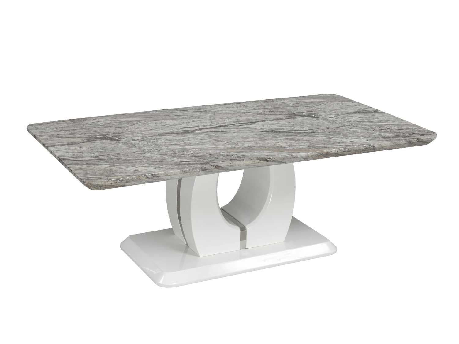 Walden Faux Marble Coffee Table White/Grey B-901(Discontinued)