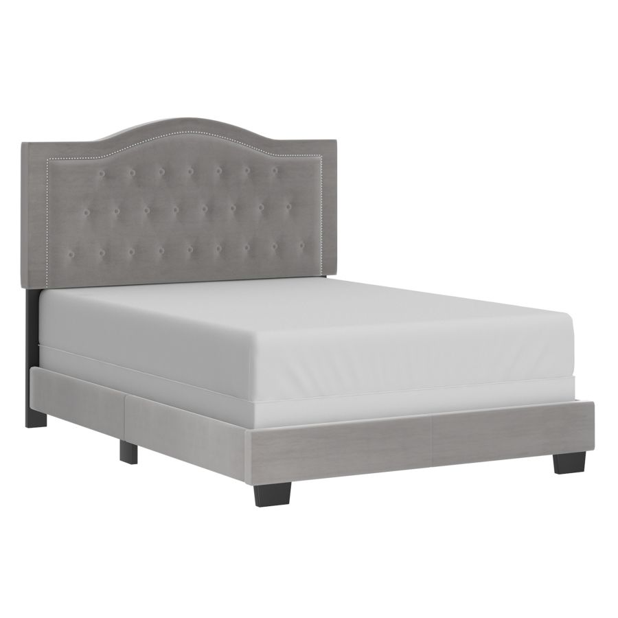 Pixie 54" Double Bed in Light Grey 101-296D-LGY