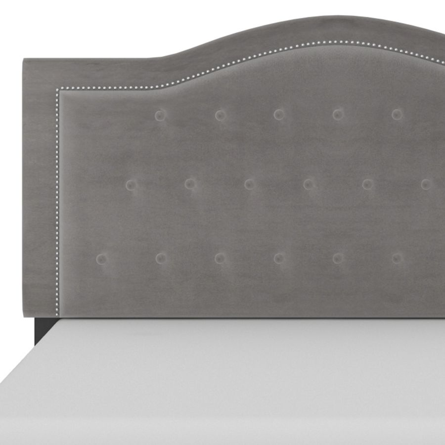 Pixie 54" Double Bed in Light Grey 101-296D-LGY