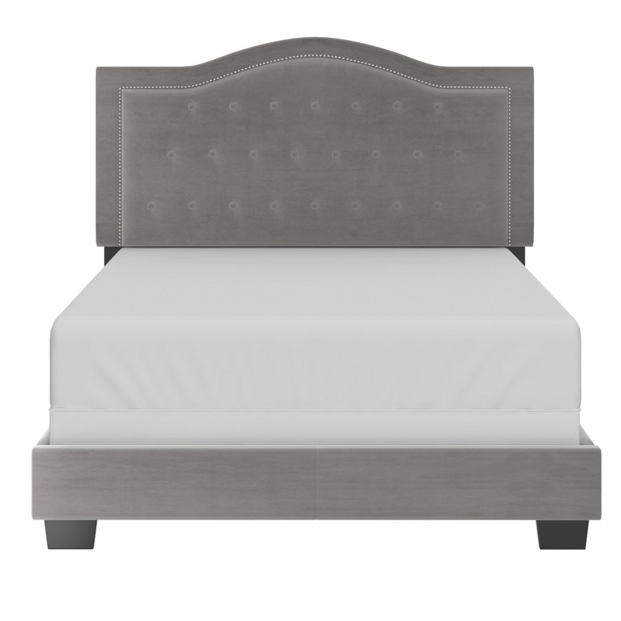 Pixie 54" Double Bed in Light Grey 101-296D-LGY