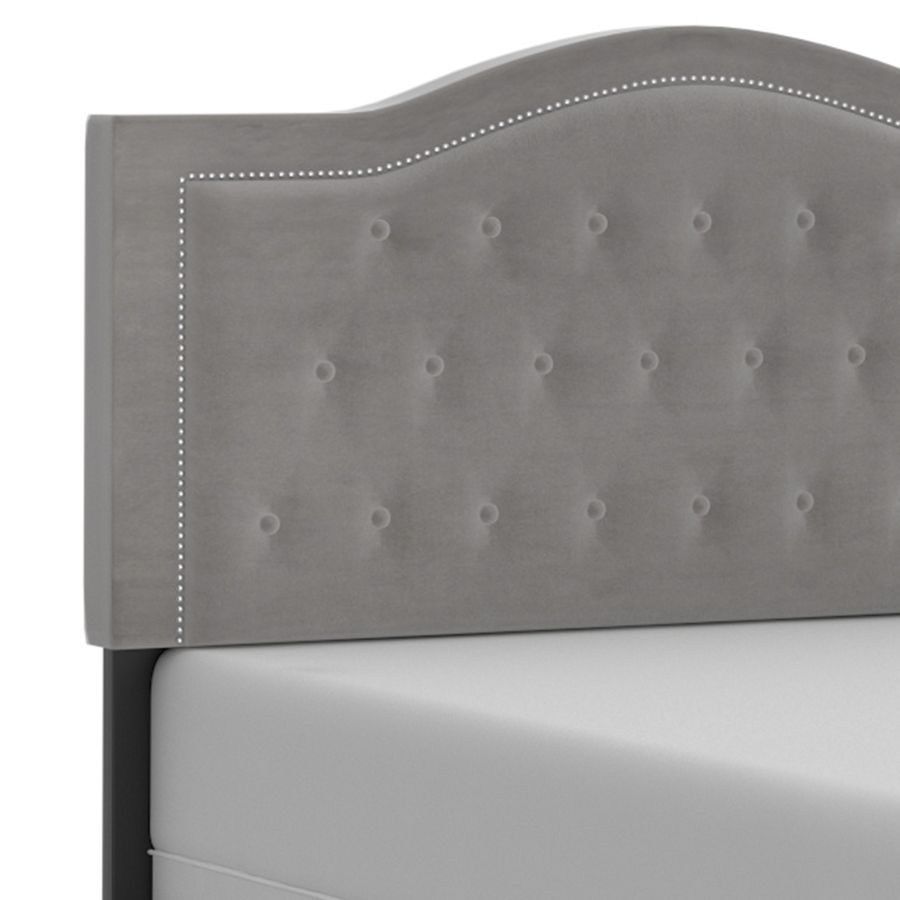 Pixie 54" Double Bed in Light Grey 101-296D-LGY