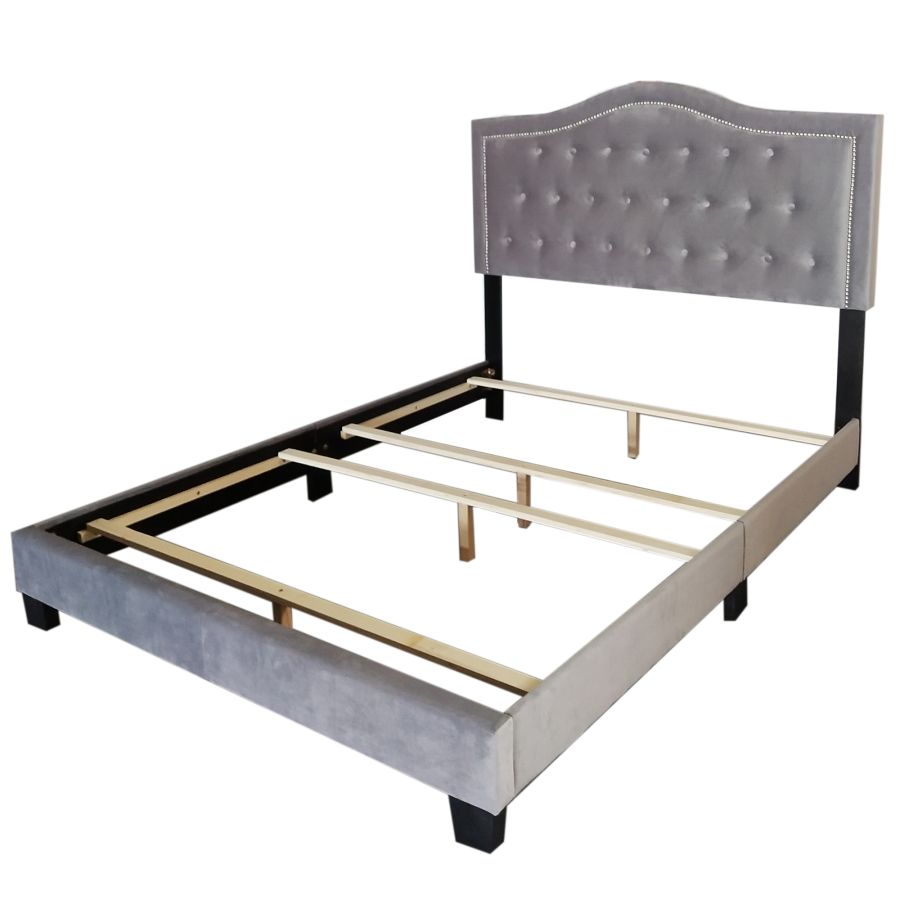 Pixie 54" Double Bed in Light Grey 101-296D-LGY