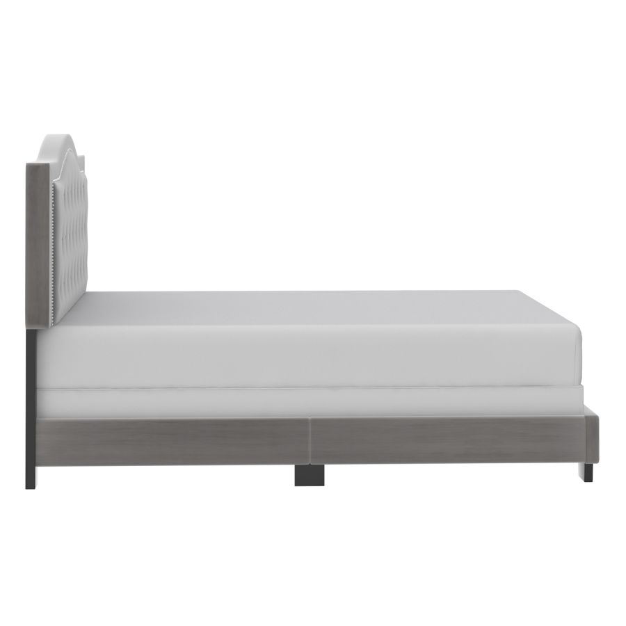 Pixie 60" Queen Bed in Light Grey 101-296Q-LGY
