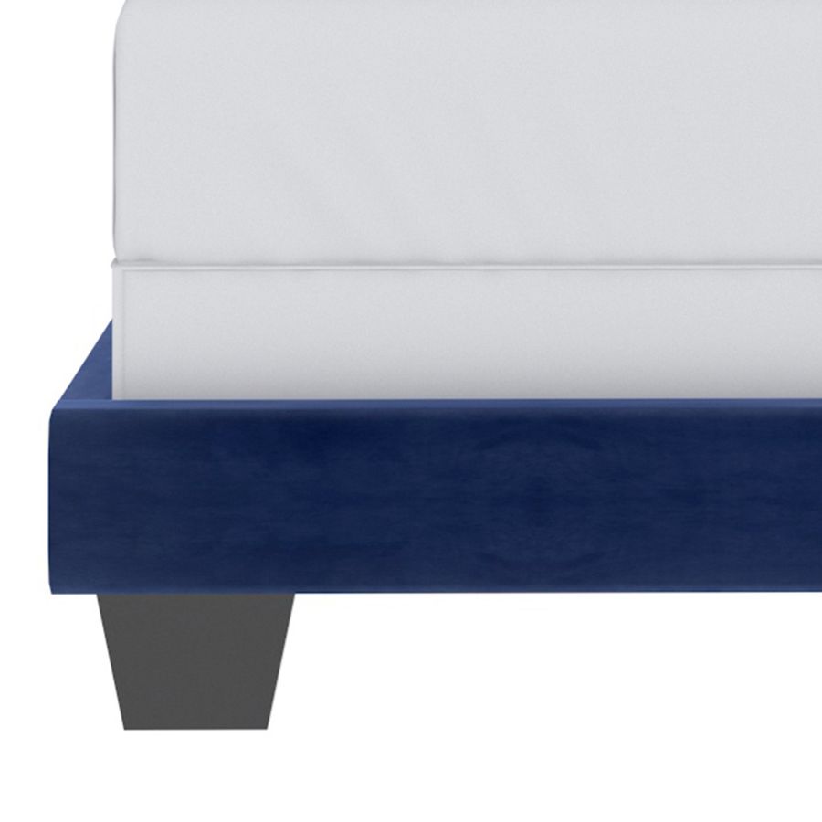 Gunner 54" Double Bed in Blue Velvet 101-299D-NAV