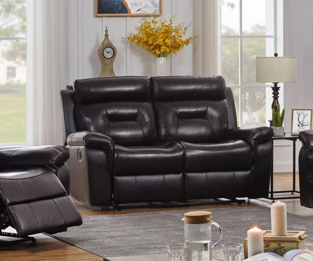 Marvel Recliner Sofa Set Chocolate 7123
