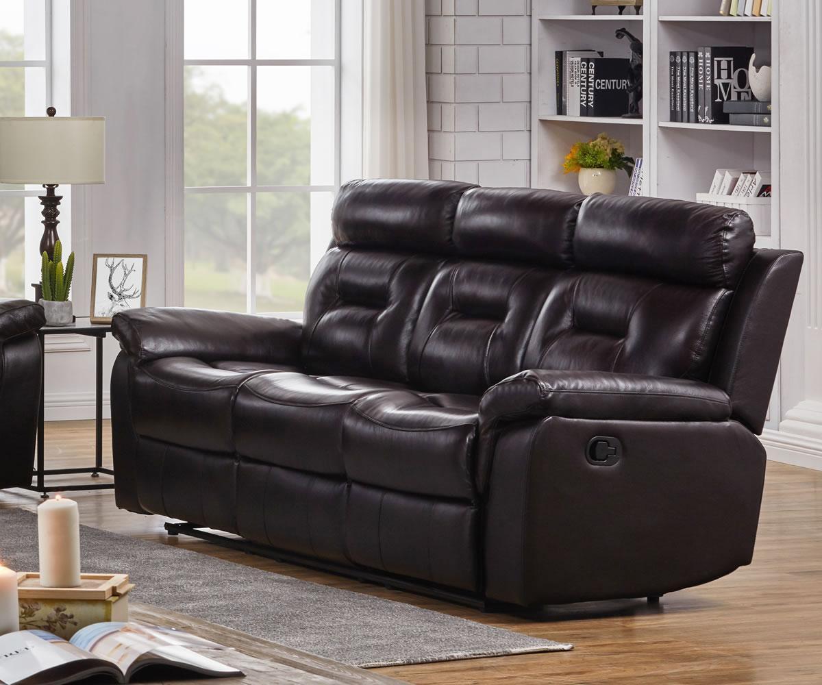 Marvel Recliner Sofa Set Chocolate 7123