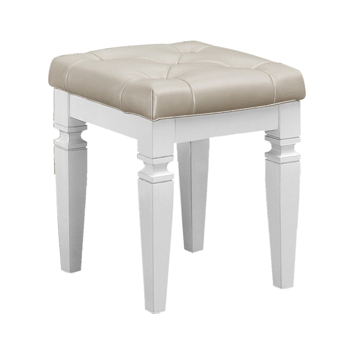 White Allura Wooden Bedroom Set 1916W