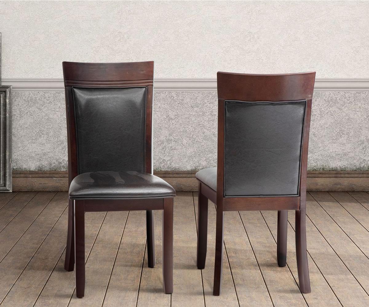 Nellie Chairs (Set of 2) Espresso C-3648