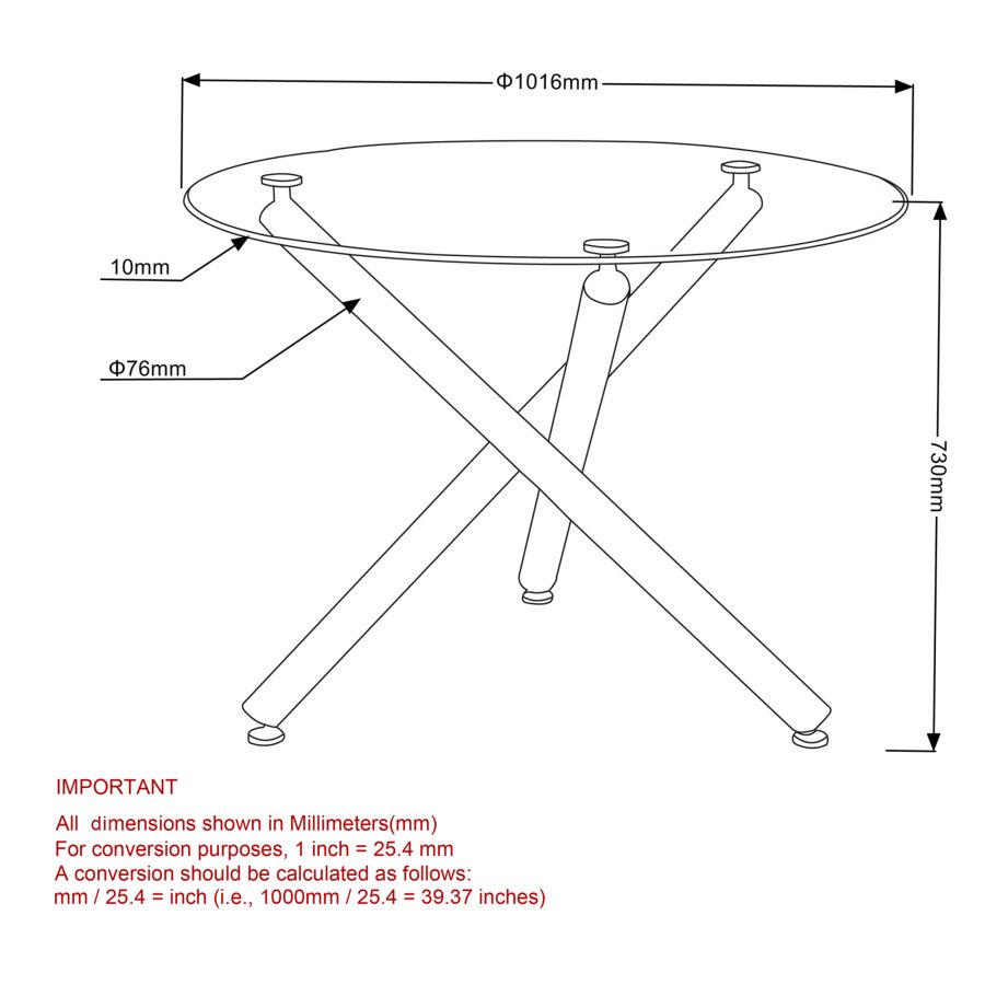 Rocca Round Dining Table in Walnut 201-264-40