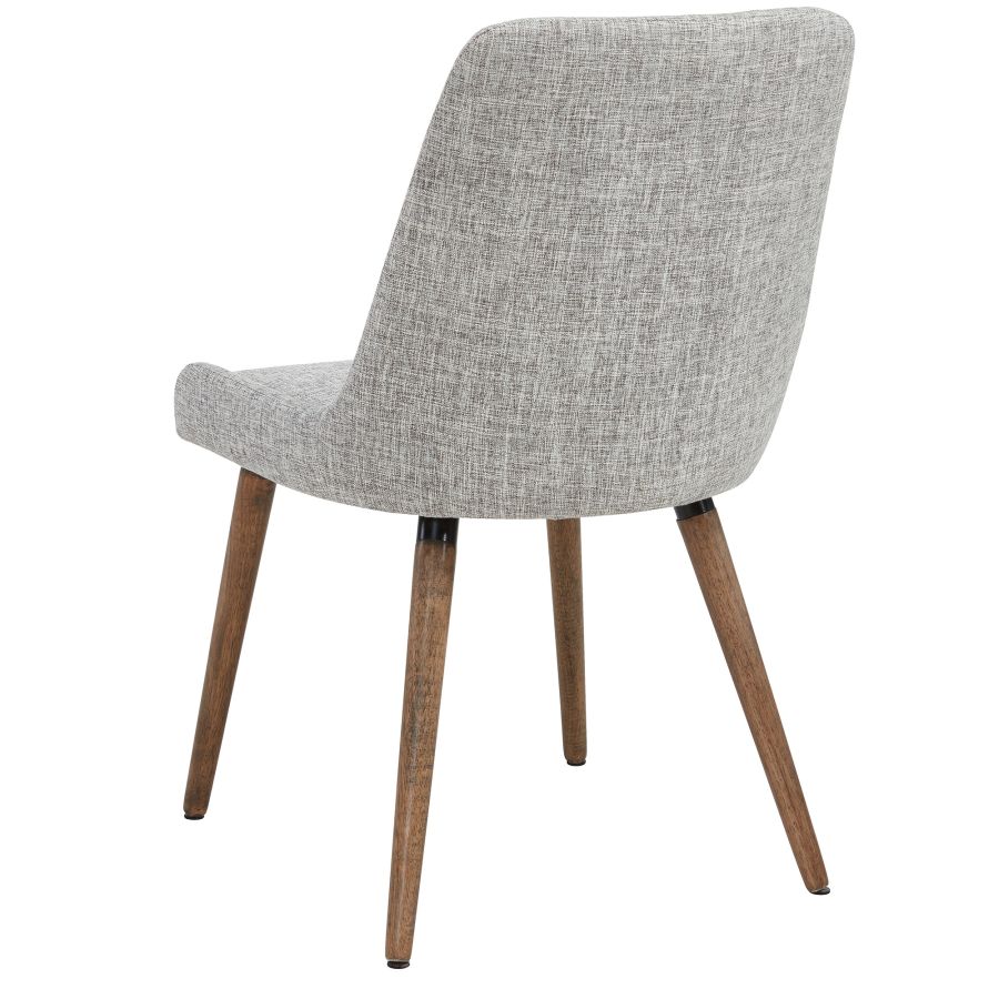 Mia Side Chair, set of 2 in Light Grey/Grey Legs 202-247GY/LG