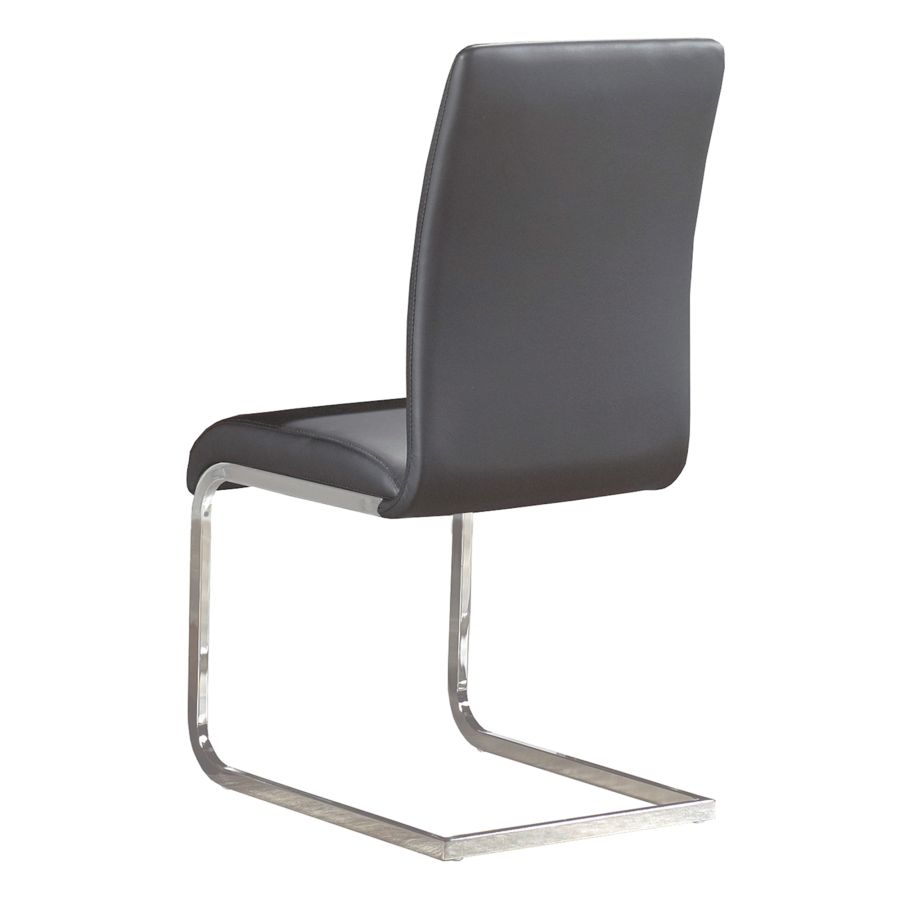 Maxim Side Chair, Set of 2 in Grey and Chrome 202-489GY