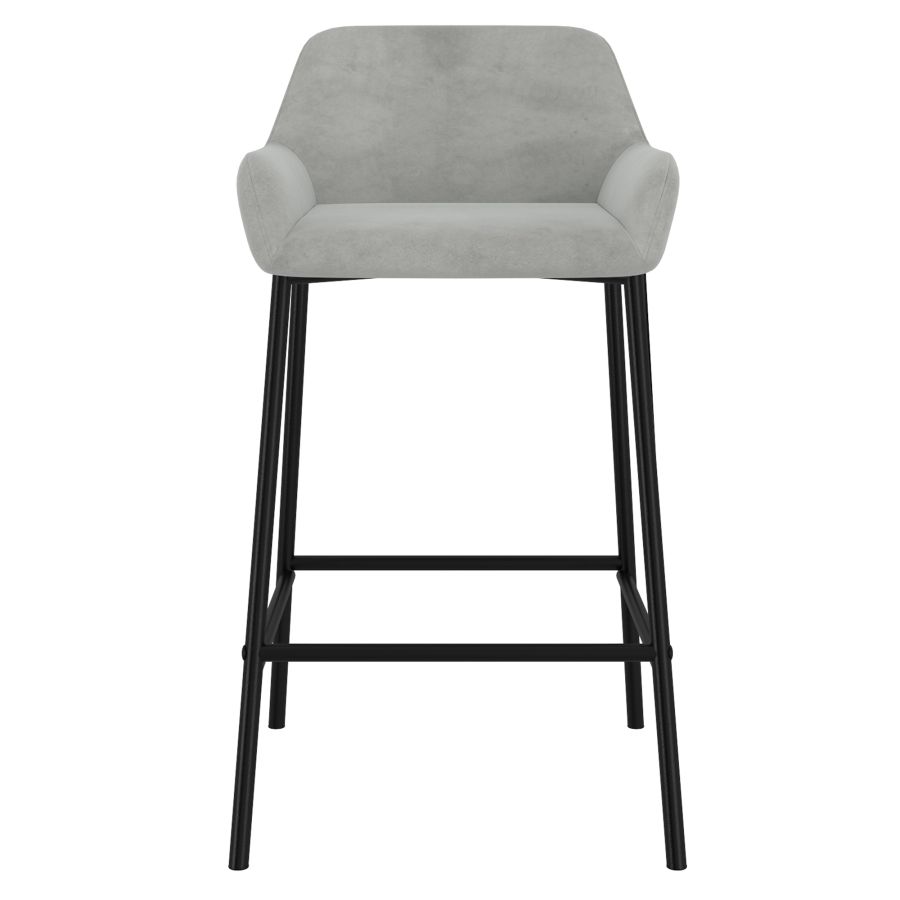 Baily 26'' Counter Stool, set of 2 in Grey 203-541GRY