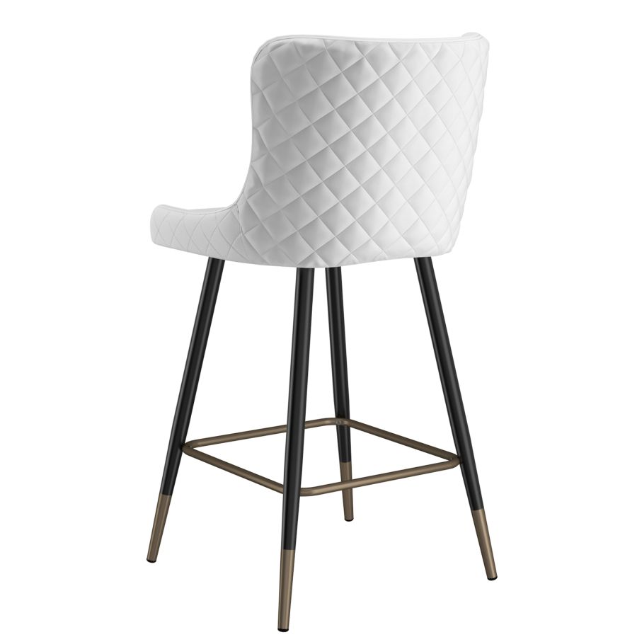 Xander 26" Counter Stool, Set of 2, in White 203-620WT