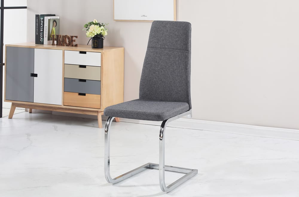 2 Piece Dining Chair Grey T210GC