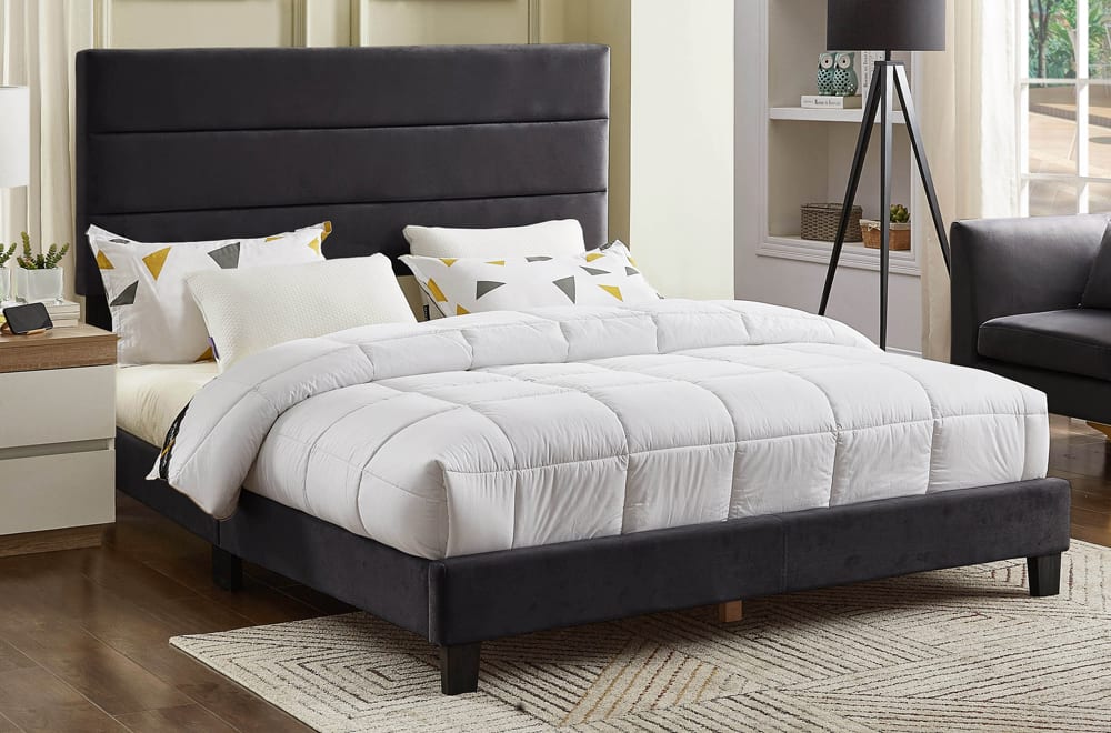 Charcoal Adjustable Headboard and Bed 2119